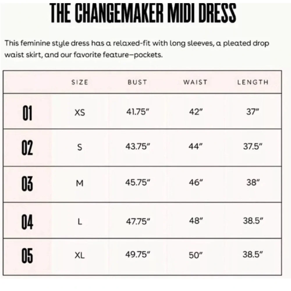 Frank & Eileen GRAYSON Changemaker Cotton Oversized Midi Dress Dusty Rose L - Picture 11 of 11